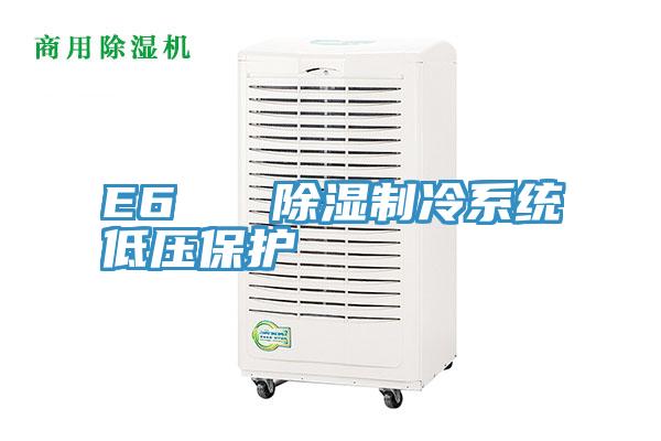 E6   除濕制冷系統低壓保護