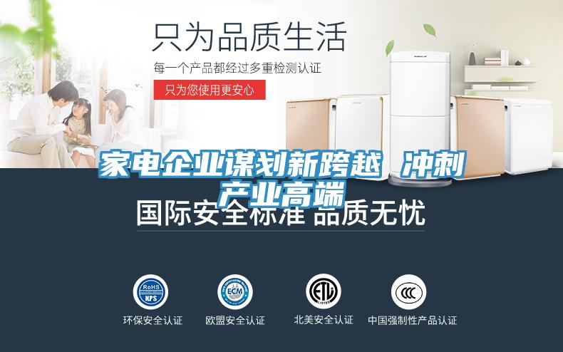 家電企業(yè)謀劃新跨越 沖刺產(chǎn)業(yè)高端