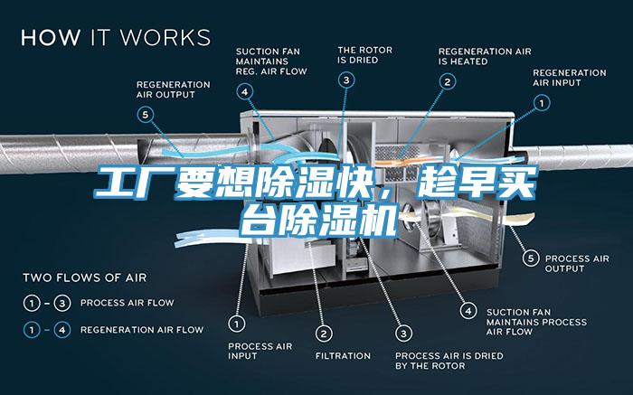 工廠要想除濕快，趁早買臺除濕機