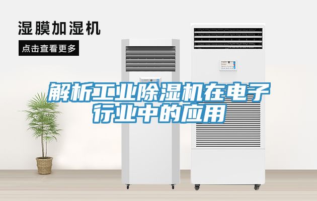 解析工業除濕機在電子行業中的應用