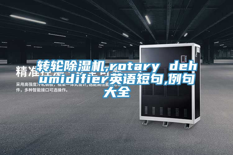 轉輪除濕機,rotary dehumidifier英語短句,例句大全