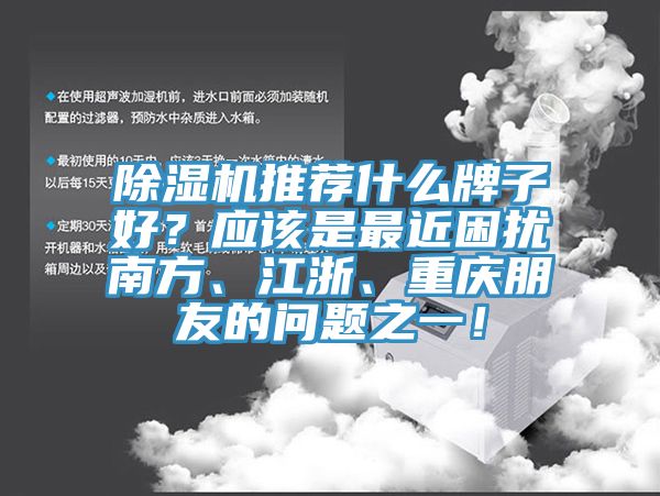 除濕機推薦什么牌子好？應該是最近困擾南方、江浙、重慶朋友的問題之一！