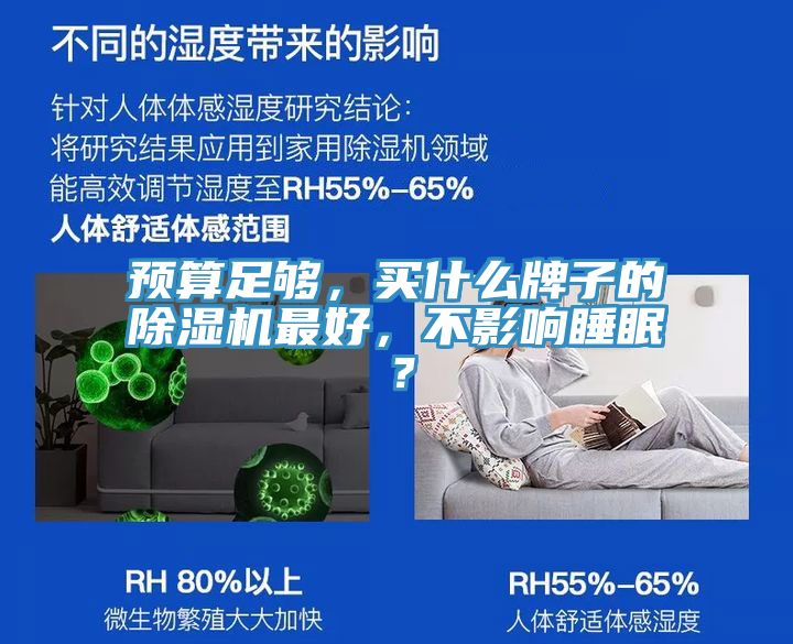 預算足夠，買什么牌子的除濕機最好，不影響睡眠？