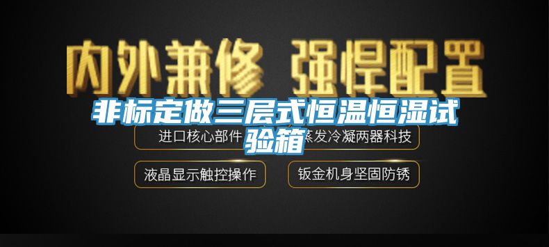 非標(biāo)定做三層式恒溫恒濕試驗(yàn)箱