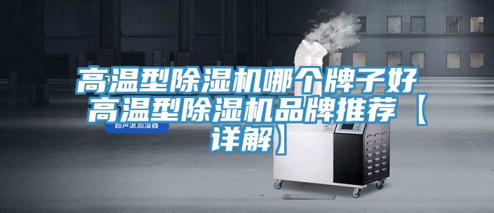 高溫型除濕機哪個牌子好 高溫型除濕機品牌推薦【詳解】