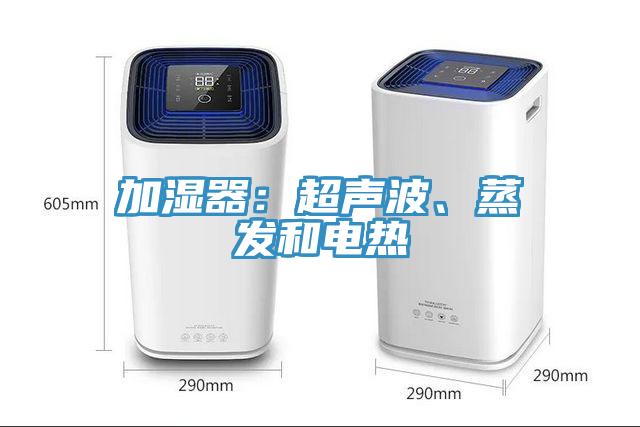 加濕器：超聲波、蒸發(fā)和電熱